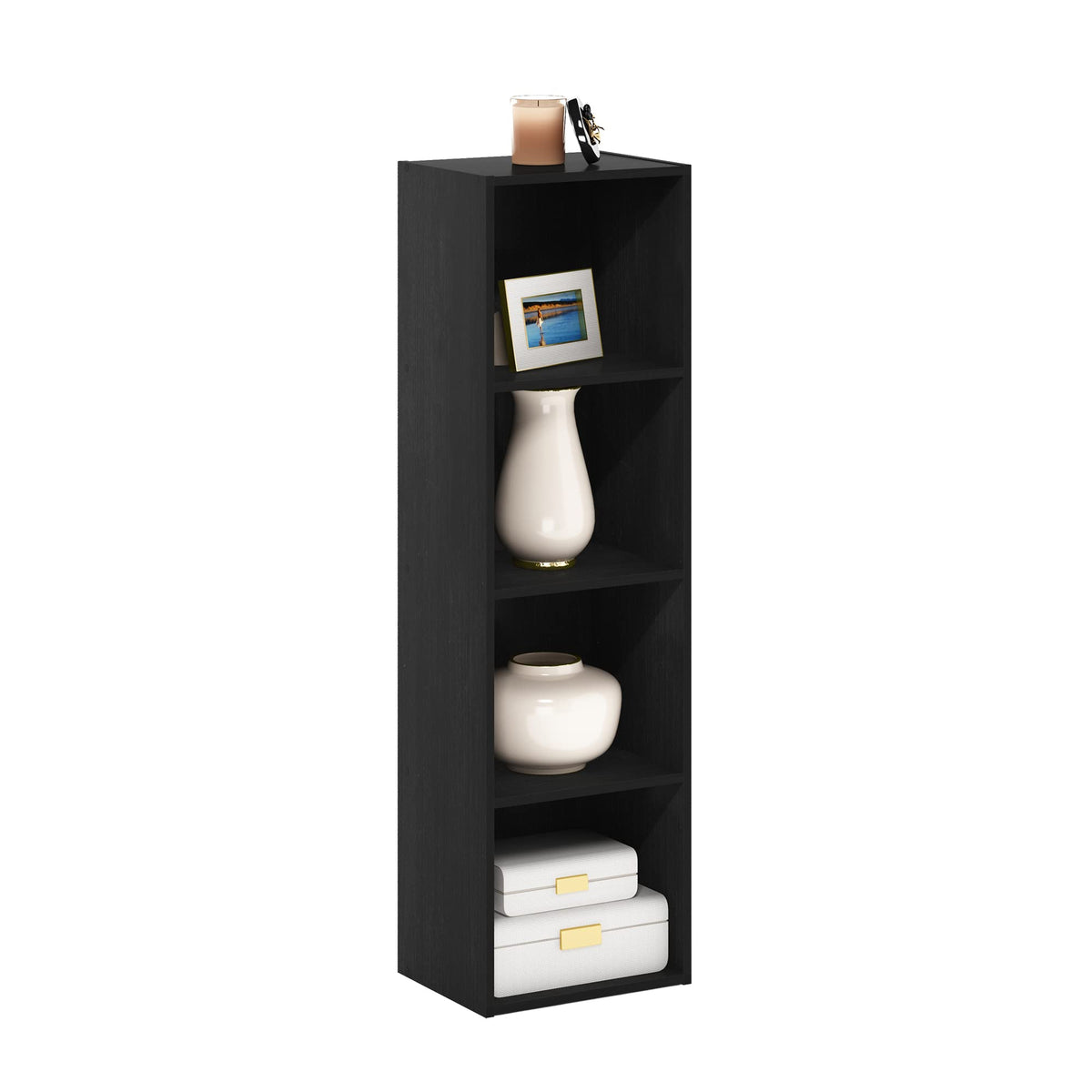 FormaHaven 5-Cube Bookshelf – Modern Open Storage Organizer