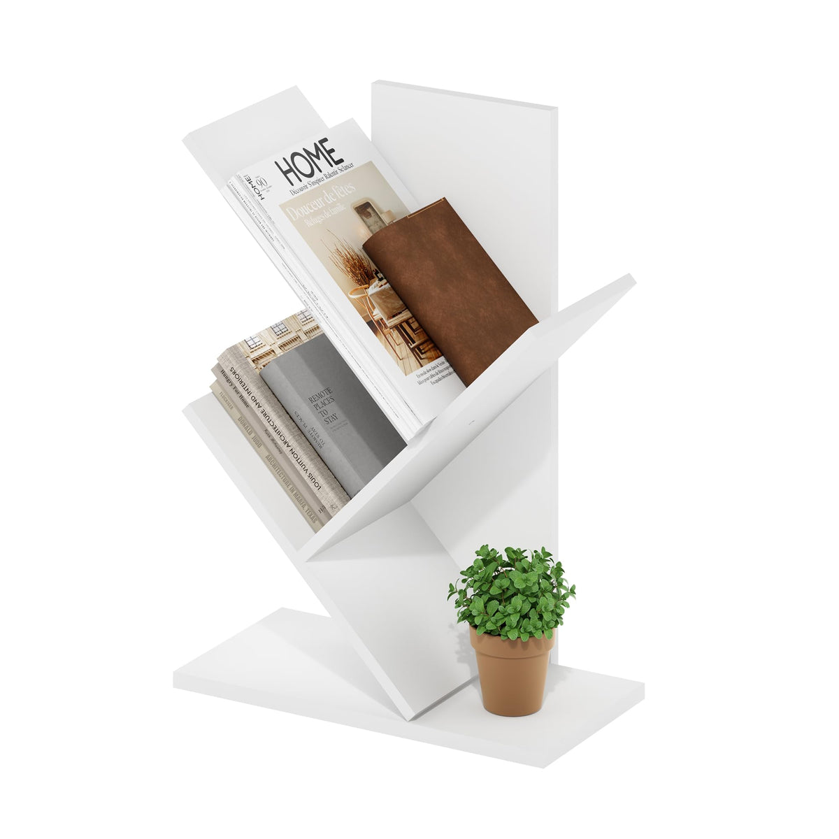 FormaHaven 5-Cube Bookshelf – Modern Open Storage Organizer