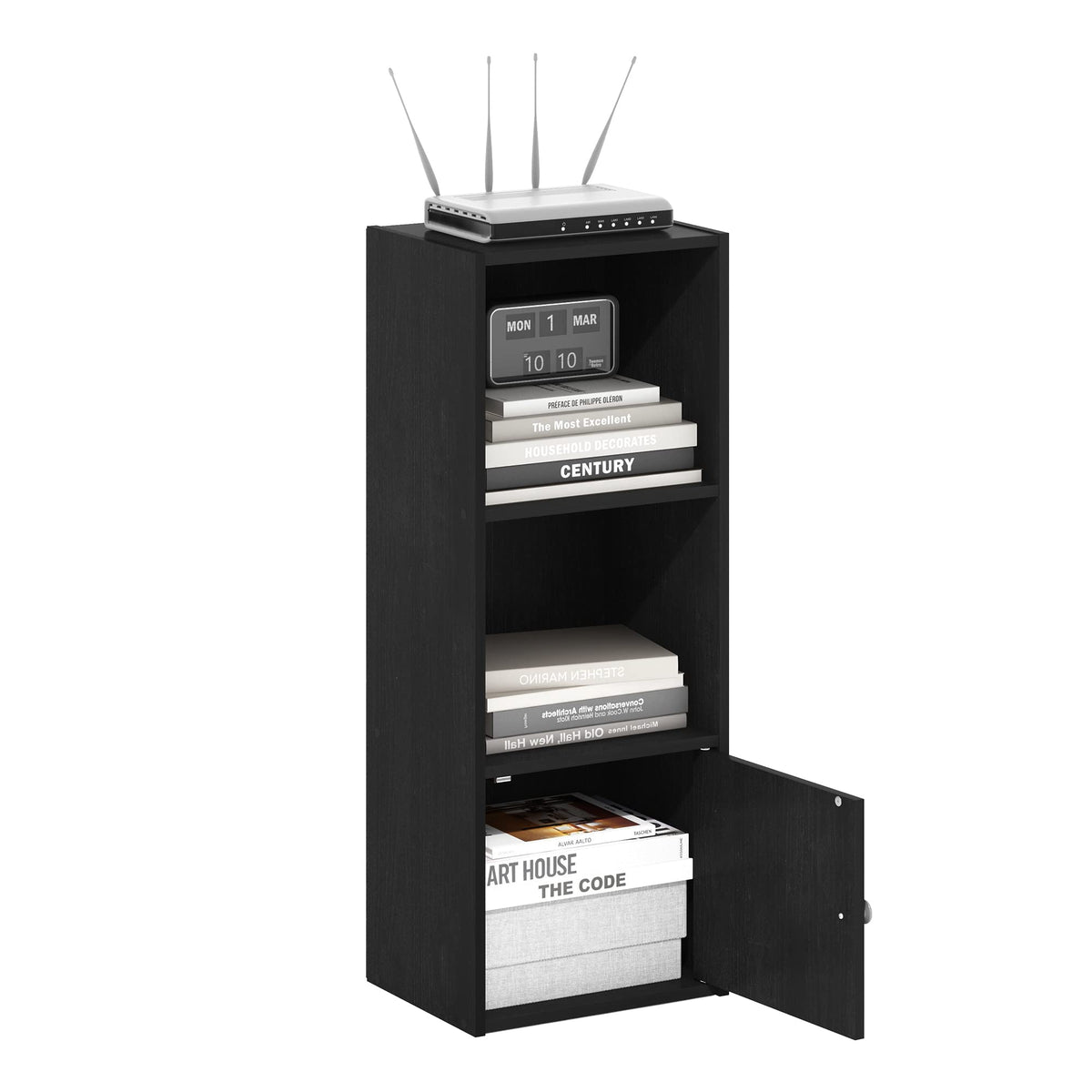 FormaHaven 5-Cube Bookshelf – Modern Open Storage Organizer