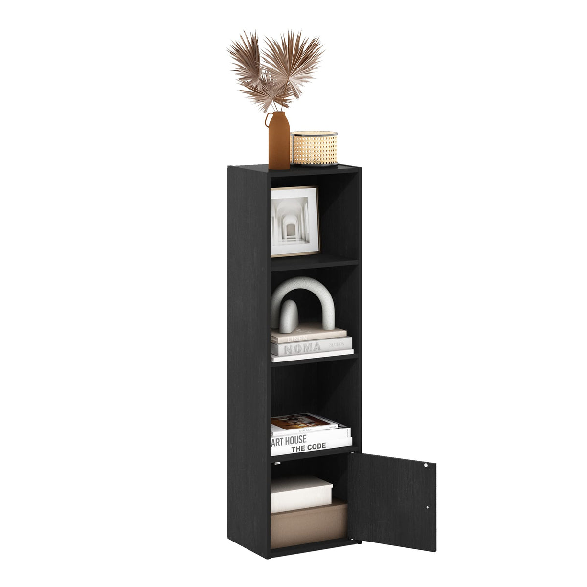 FormaHaven 5-Cube Bookshelf – Modern Open Storage Organizer