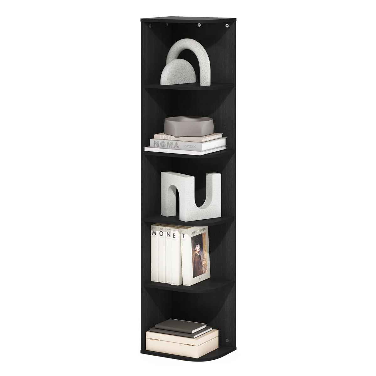 FormaHaven 5-Cube Bookshelf – Modern Open Storage Organizer