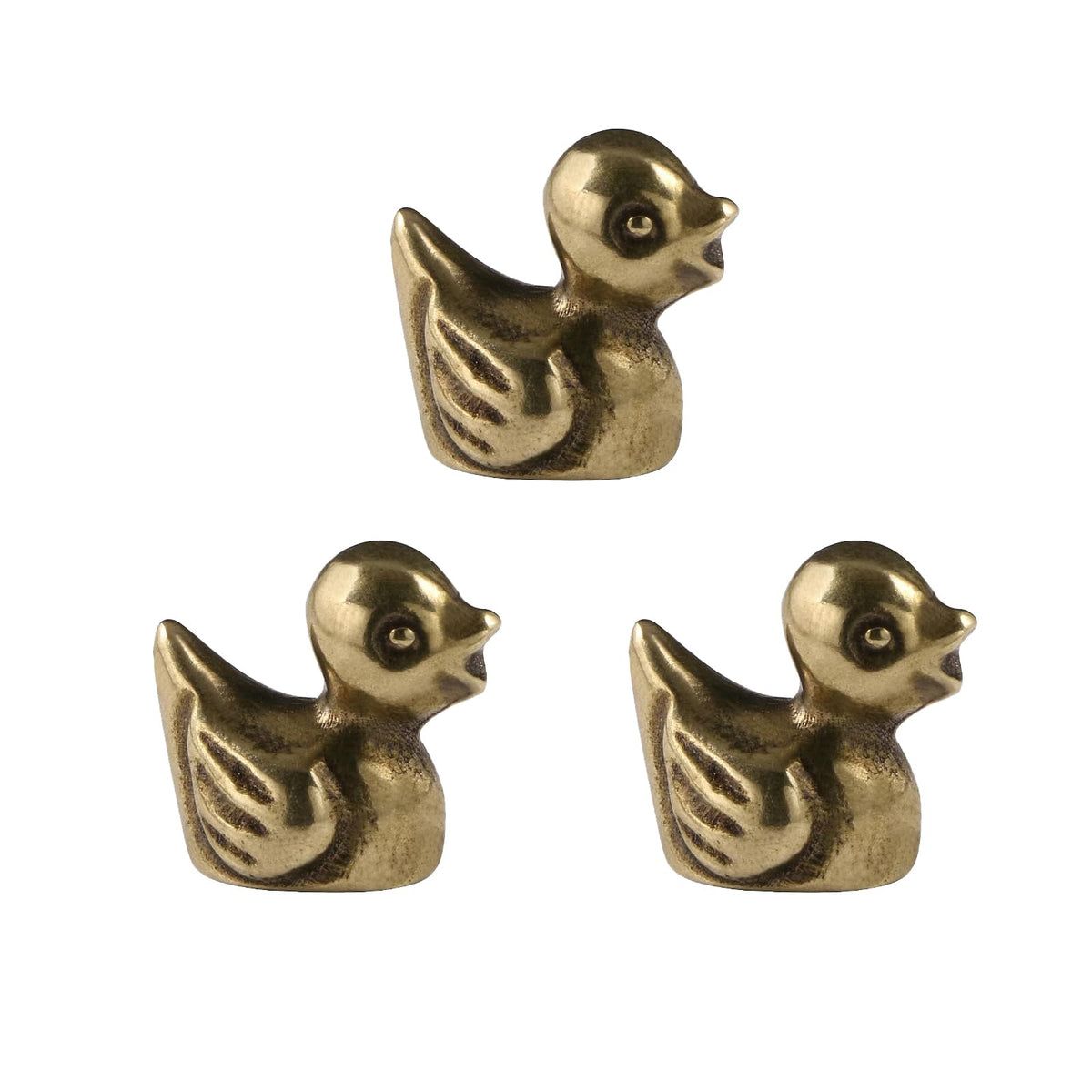 FormaHaven Brass Decorative Sculpture – Elegant Desktop Ornament