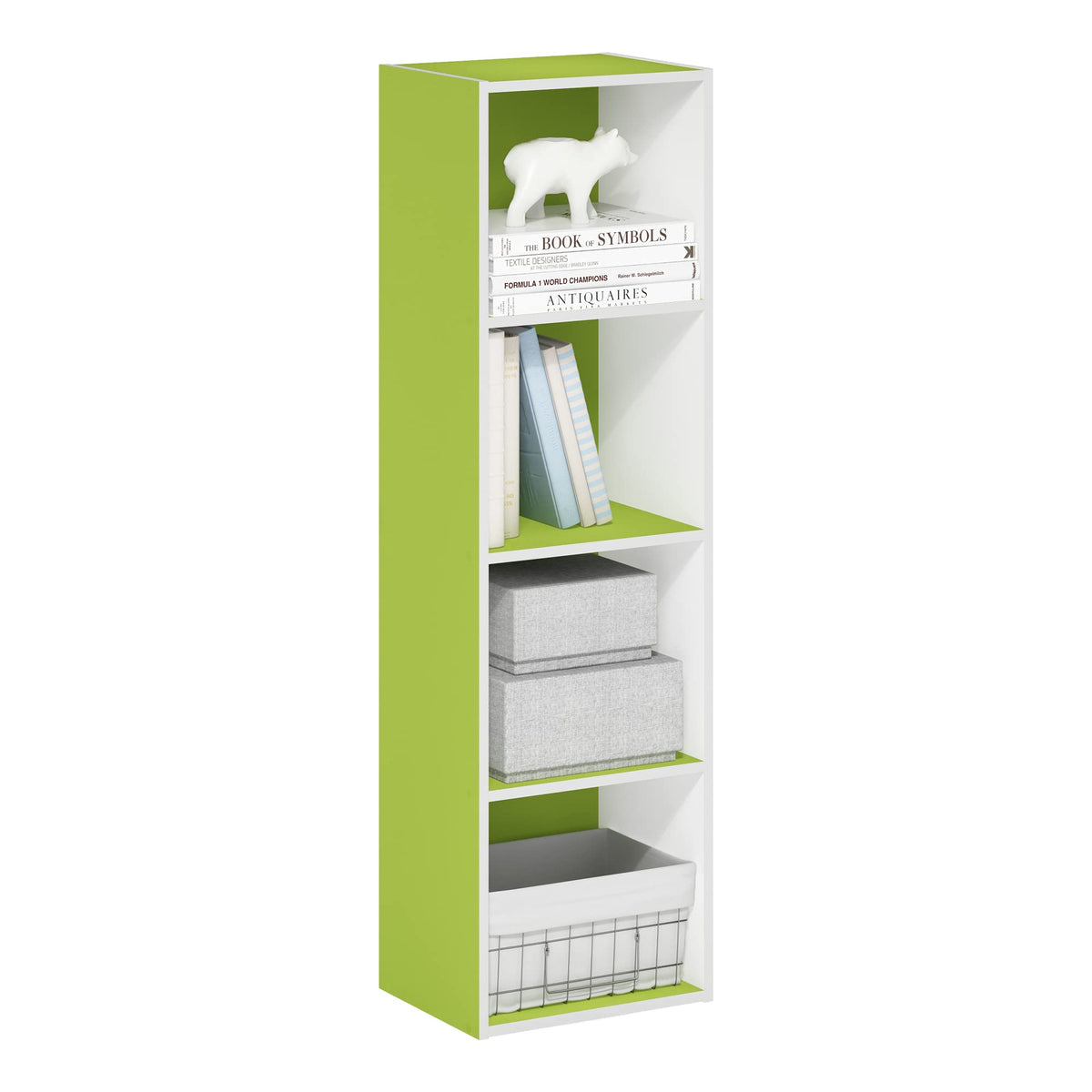FormaHaven 5-Cube Bookshelf – Modern Open Storage Organizer