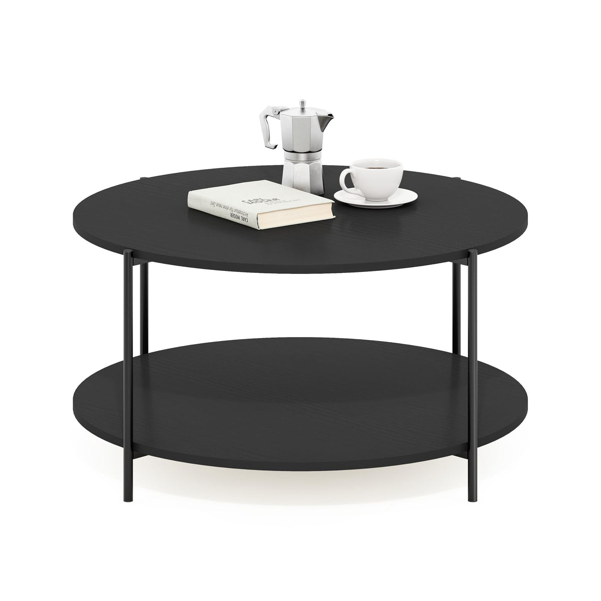 FormaHaven Modern 2-Tier Rectangular Coffee Table – Minimalist Living Room Table