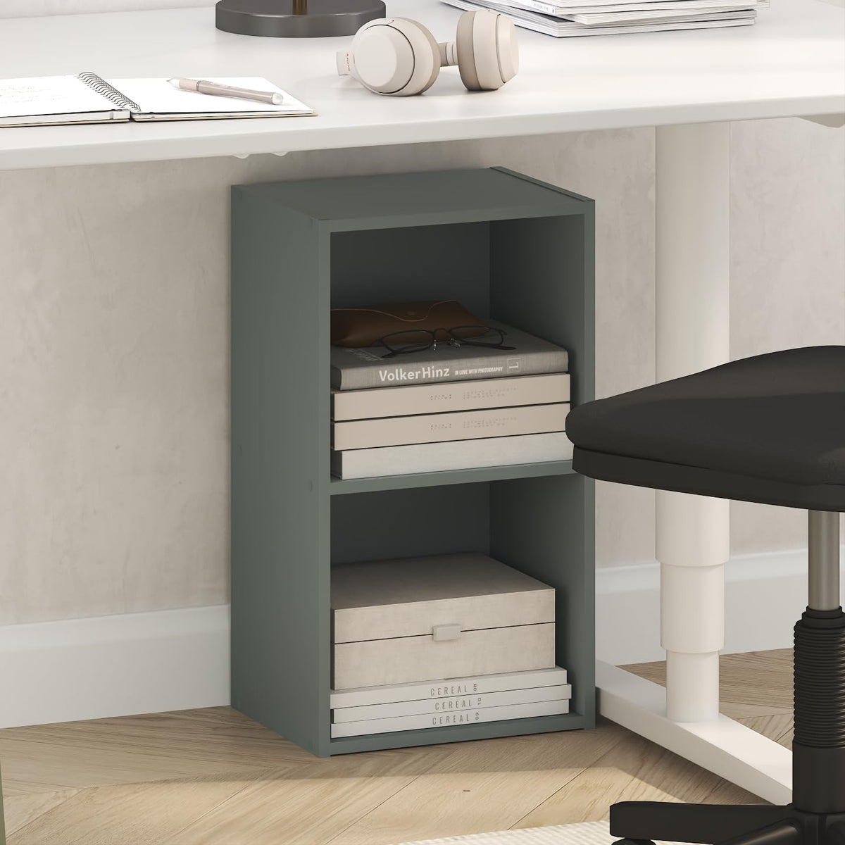 FormaHaven 5-Cube Bookshelf – Modern Open Storage Organizer