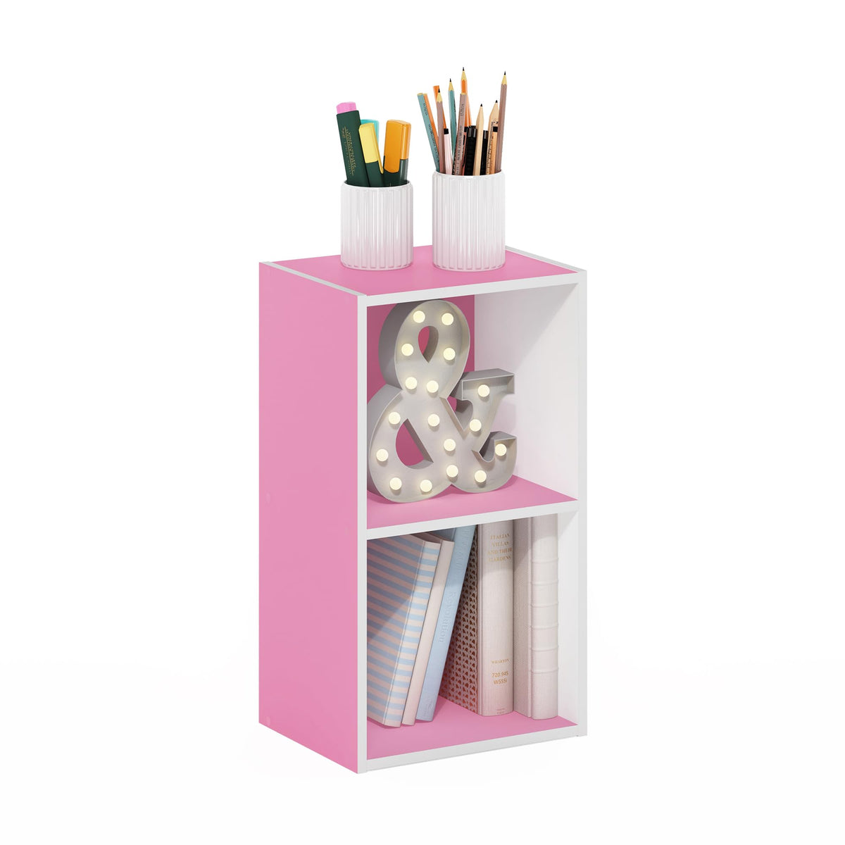 FormaHaven 5-Cube Bookshelf – Modern Open Storage Organizer