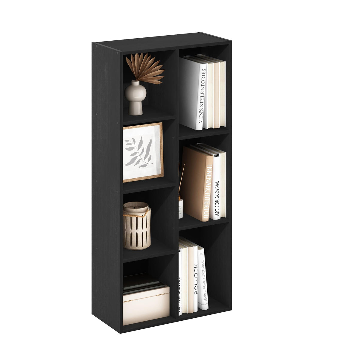 FormaHaven 5-Cube Bookshelf – Modern Open Storage Organizer