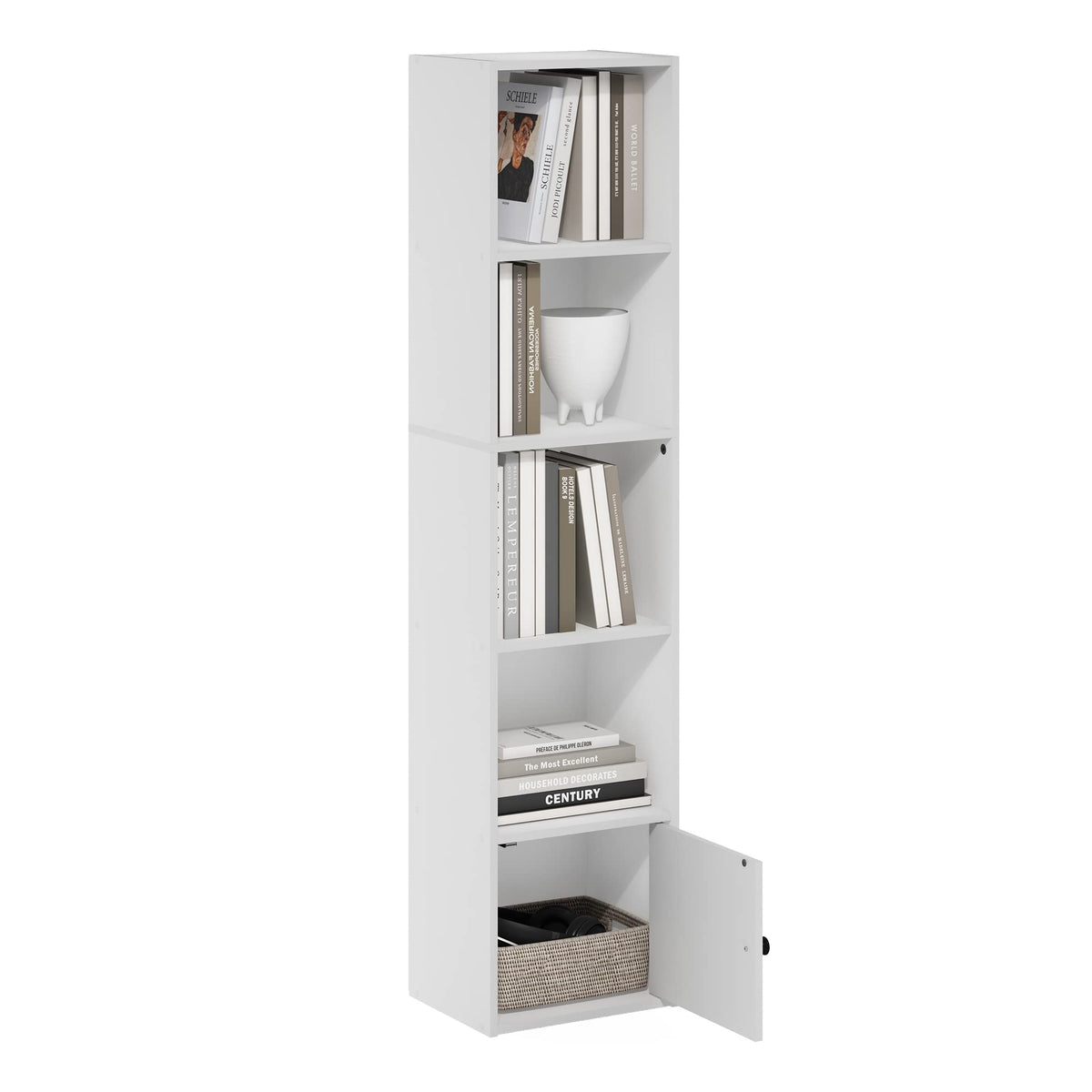 FormaHaven 5-Cube Bookshelf – Modern Open Storage Organizer