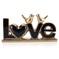 FormaHaven Love Birds Decorative Sculpture – LOVE Word Art
