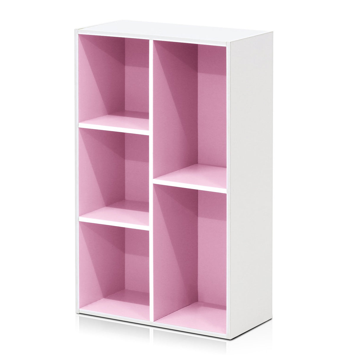 FormaHaven 5-Cube Bookshelf – Modern Open Storage Organizer