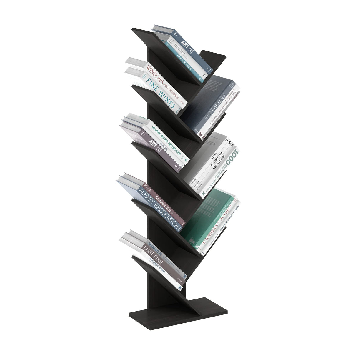 FormaHaven 5-Cube Bookshelf – Modern Open Storage Organizer