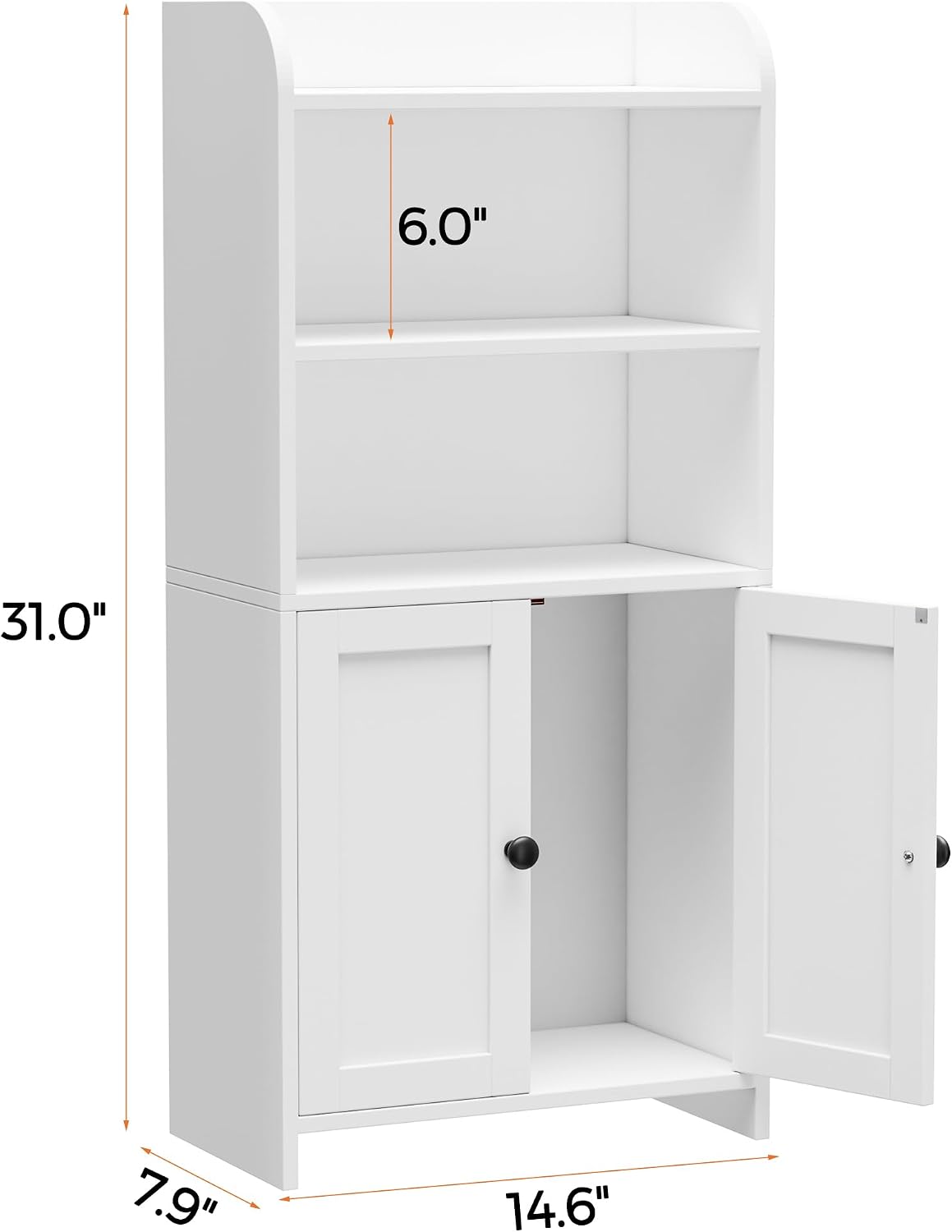 FormaHaven Slim Bathroom Storage Cabinet – Compact Floor Organizer