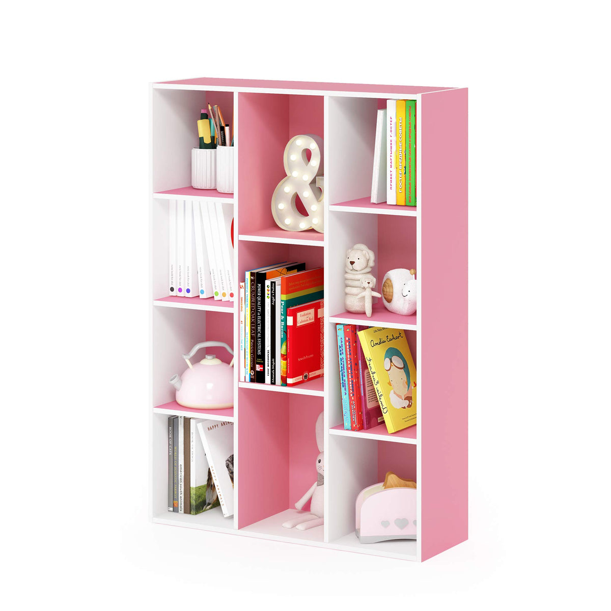 FormaHaven 5-Cube Bookshelf – Modern Open Storage Organizer