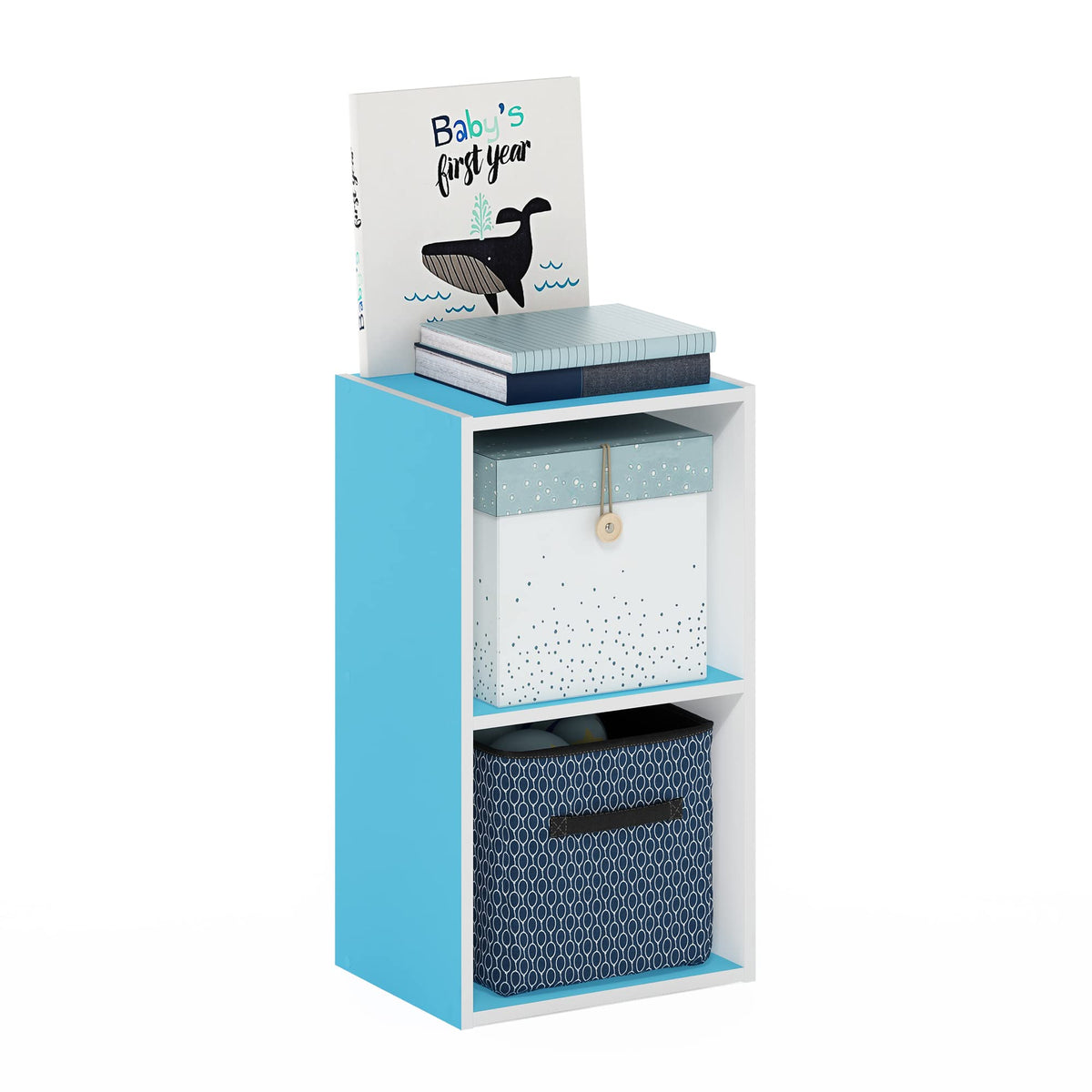 FormaHaven 5-Cube Bookshelf – Modern Open Storage Organizer