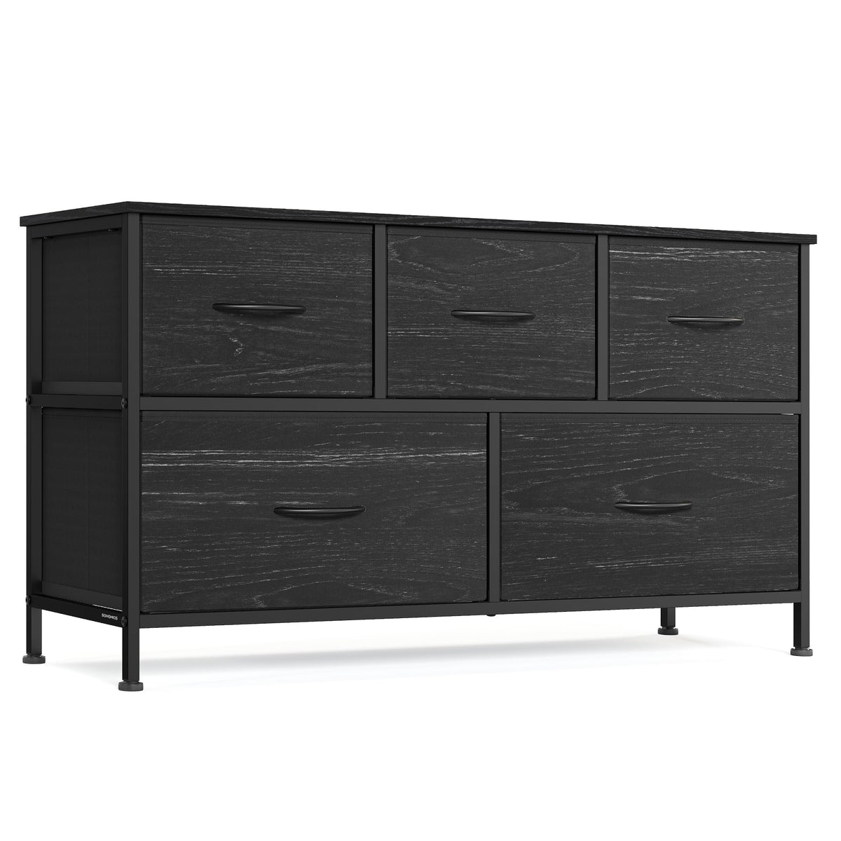 FormaHaven 4-Drawer Fabric Dresser with Steel Frame – Modern Storage Tower