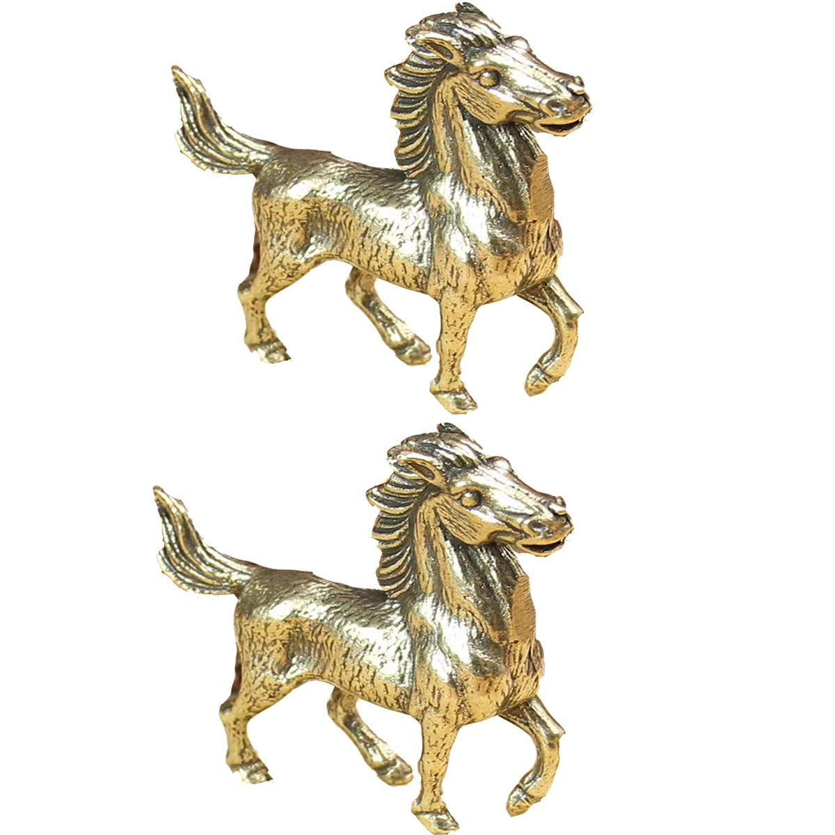FormaHaven Brass Decorative Sculpture – Elegant Desktop Ornament
