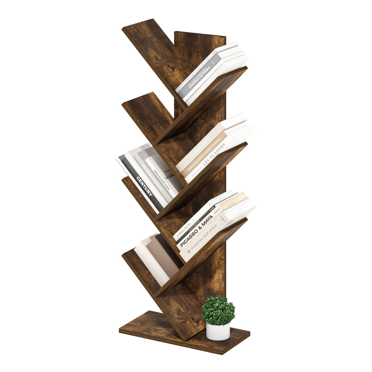 FormaHaven 5-Cube Bookshelf – Modern Open Storage Organizer