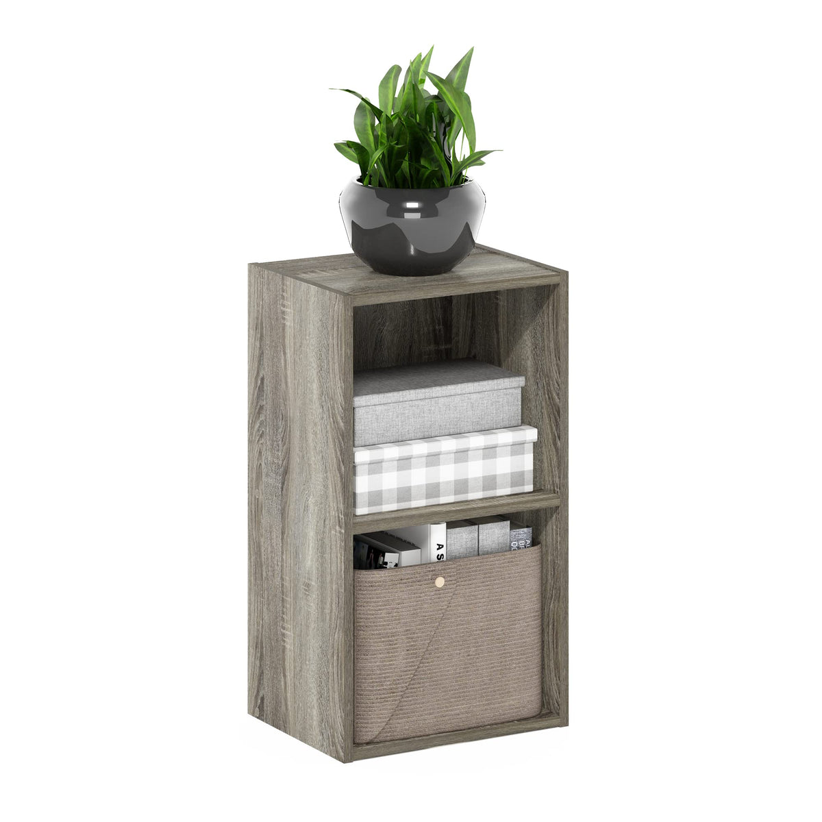 FormaHaven 5-Cube Bookshelf – Modern Open Storage Organizer