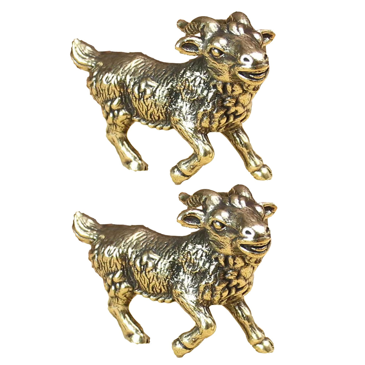 FormaHaven Brass Decorative Sculpture – Elegant Desktop Ornament