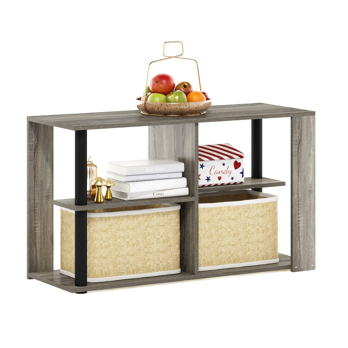 FormaHaven Modern 2-Tier Rectangular Coffee Table – Minimalist Living Room Table