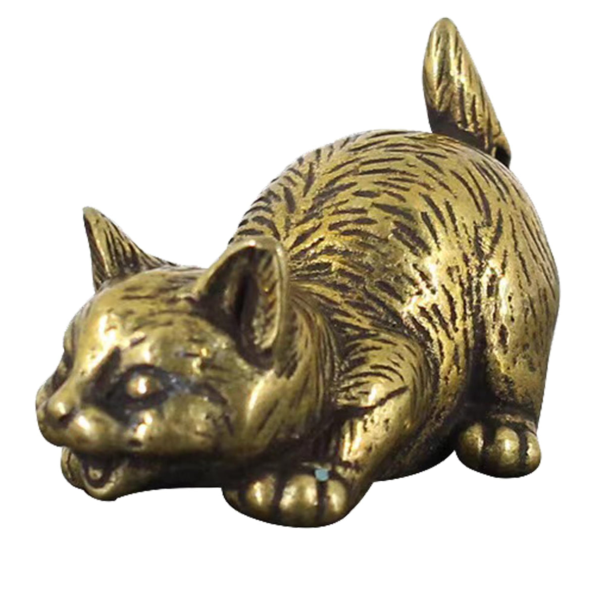 FormaHaven Brass Decorative Sculpture – Elegant Desktop Ornament