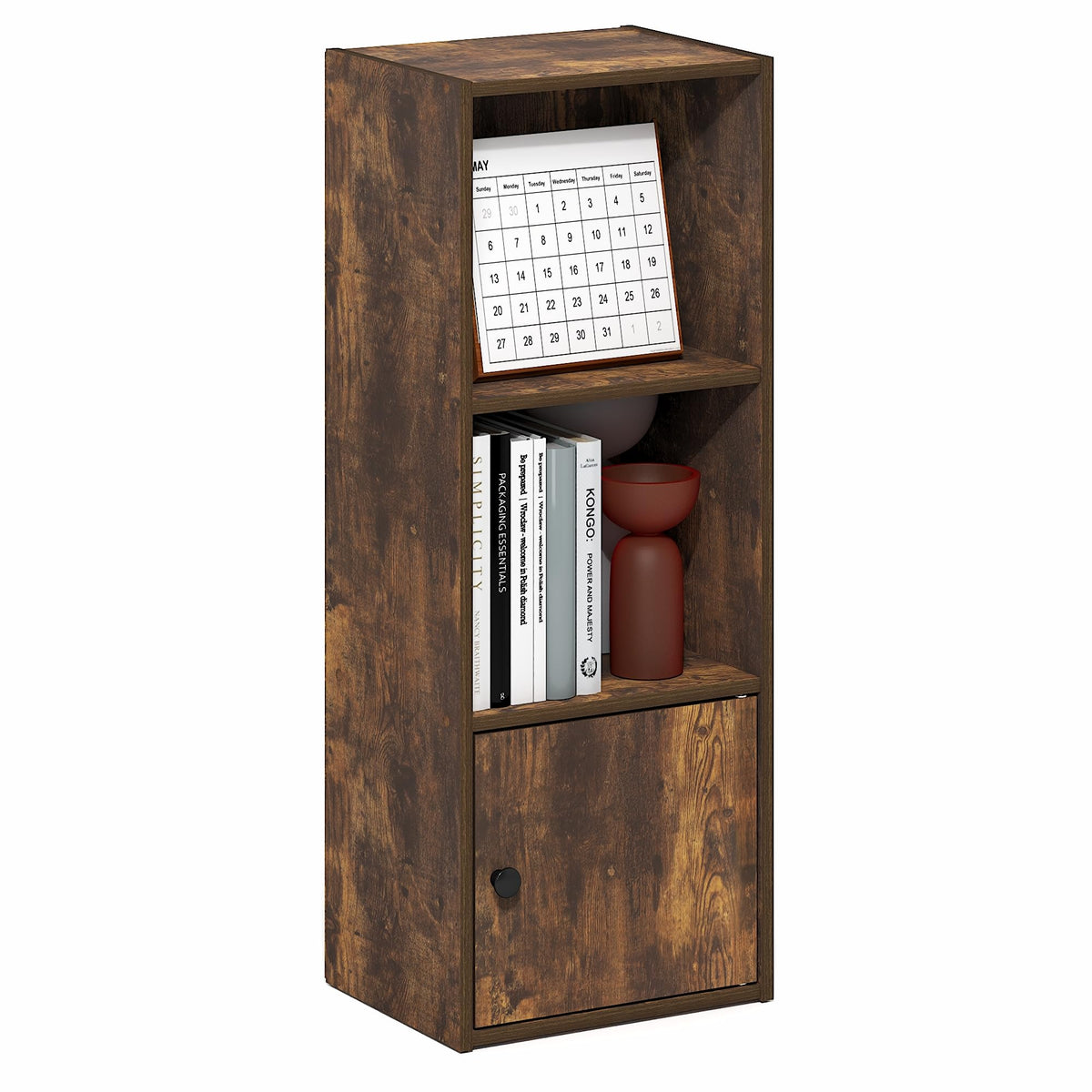 FormaHaven 5-Cube Bookshelf – Modern Open Storage Organizer