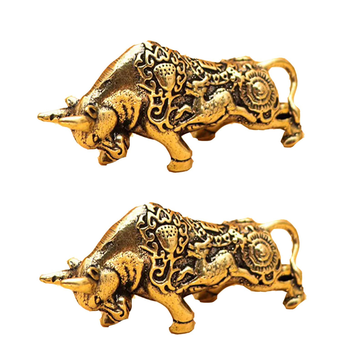 FormaHaven Brass Decorative Sculpture – Elegant Desktop Ornament