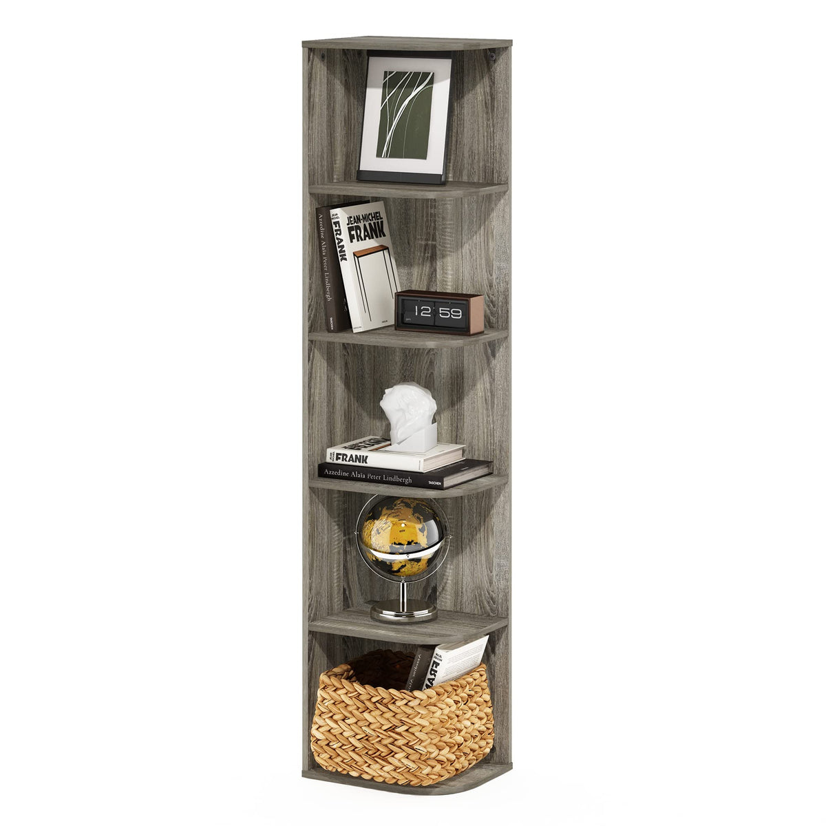 FormaHaven 5-Cube Bookshelf – Modern Open Storage Organizer