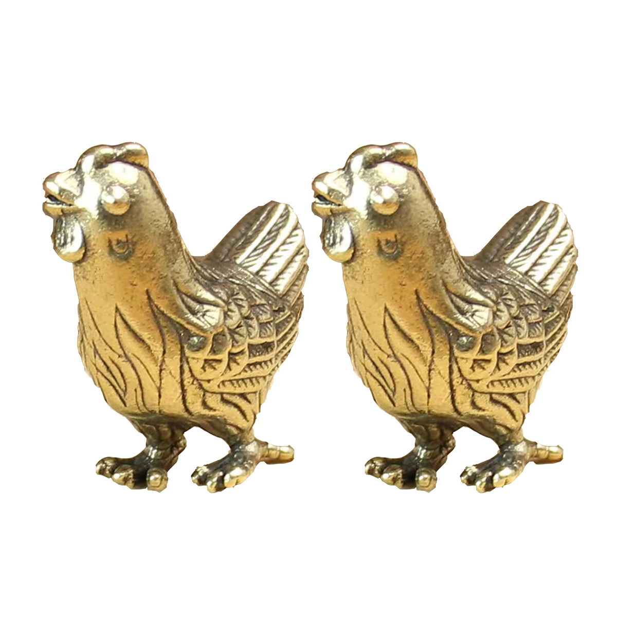 FormaHaven Brass Decorative Sculpture – Elegant Desktop Ornament