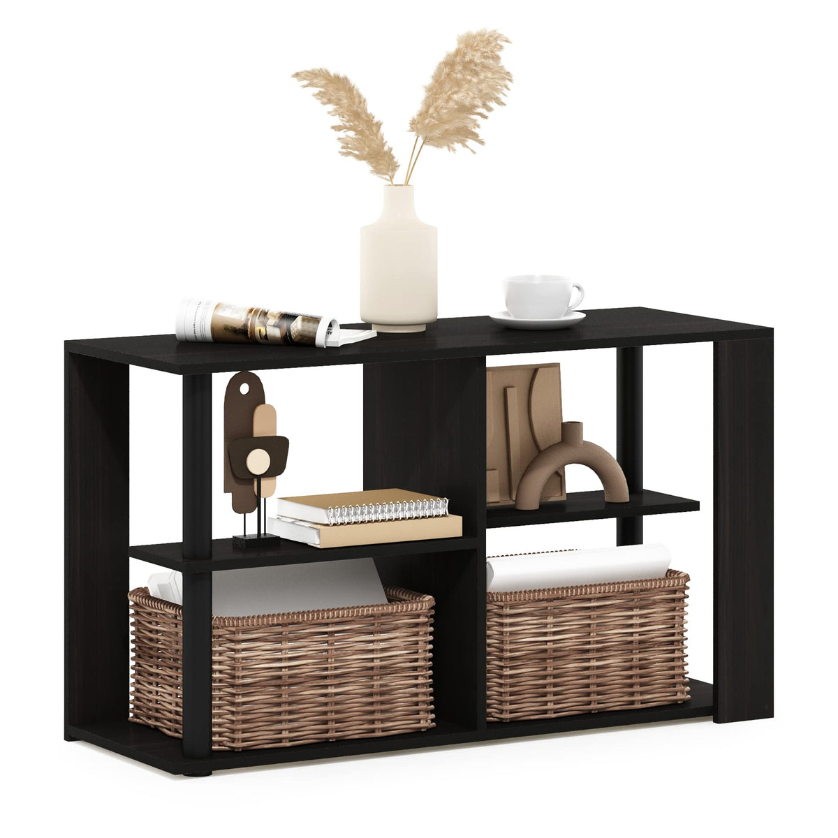 FormaHaven Modern 2-Tier Rectangular Coffee Table – Minimalist Living Room Table