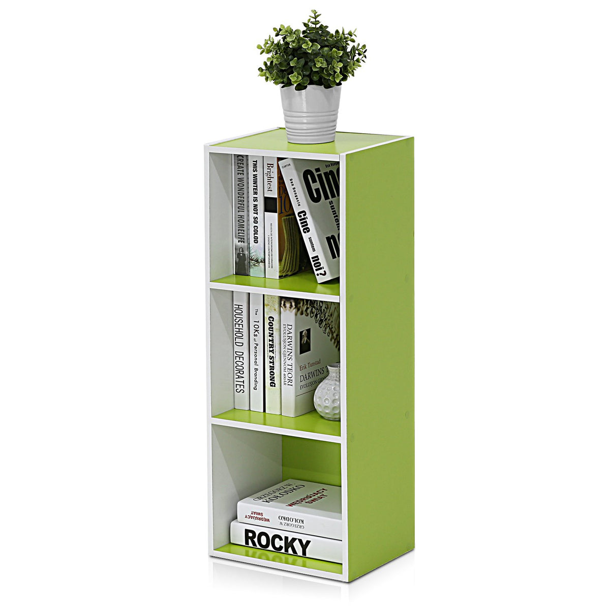 FormaHaven 5-Cube Bookshelf – Modern Open Storage Organizer