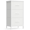 FormaHaven 4-Drawer Fabric Dresser with Steel Frame – Modern Storage Tower