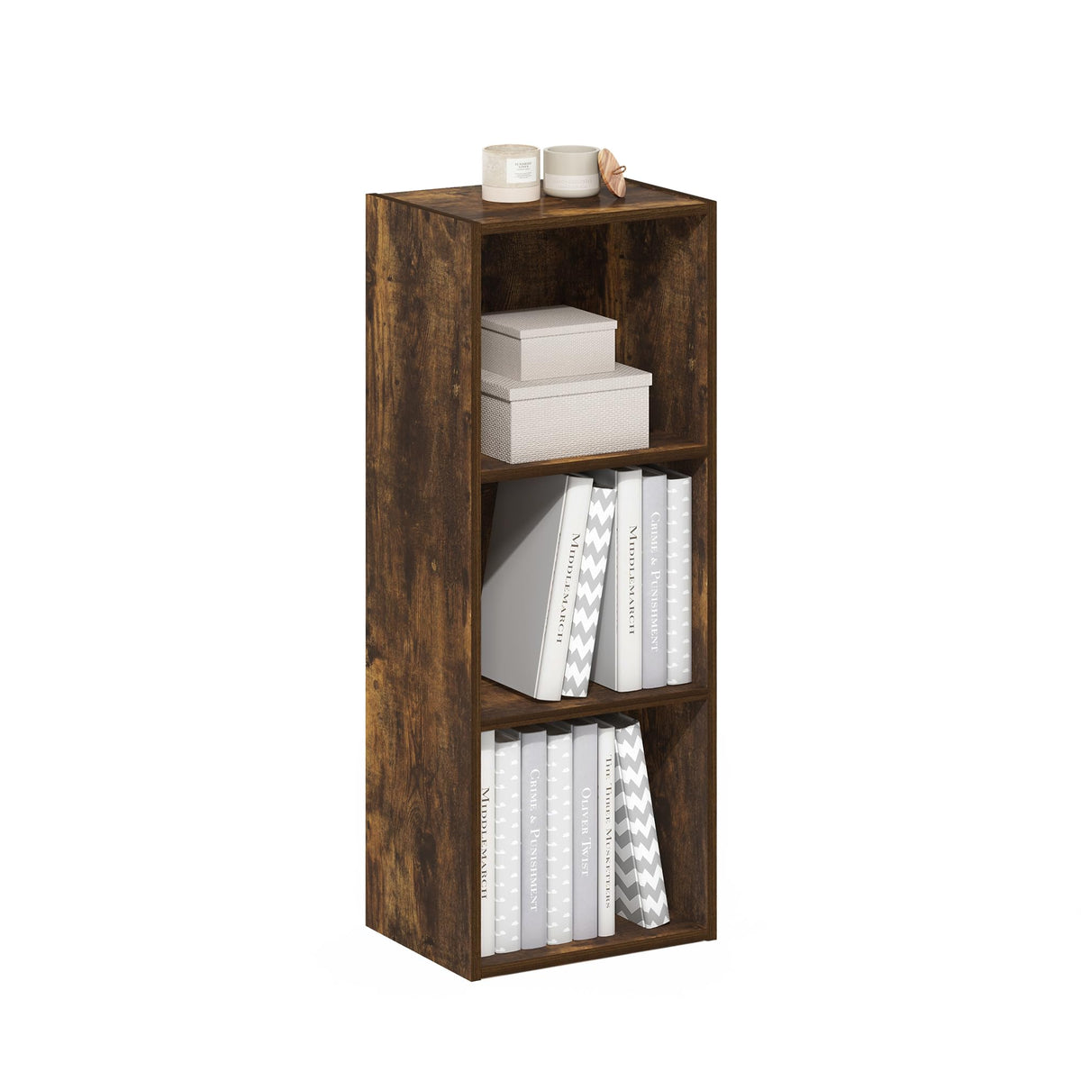 FormaHaven 5-Cube Bookshelf – Modern Open Storage Organizer