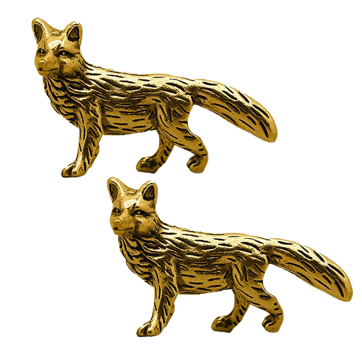 FormaHaven Brass Decorative Sculpture – Elegant Desktop Ornament