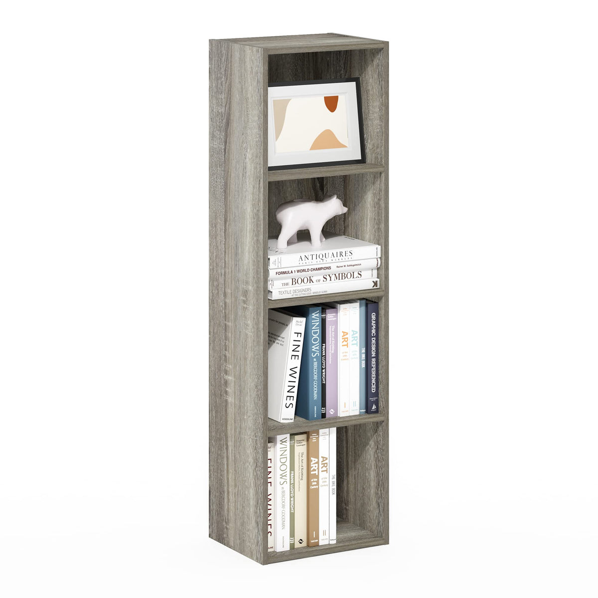 FormaHaven 5-Cube Bookshelf – Modern Open Storage Organizer