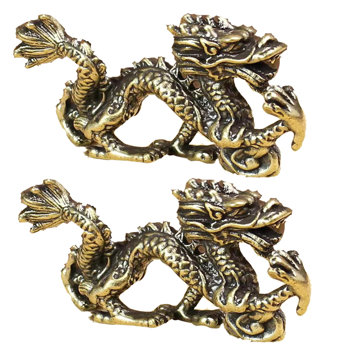 FormaHaven Brass Decorative Sculpture – Elegant Desktop Ornament
