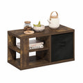 FormaHaven Modern White Rectangular Coffee Table – Thick Top, 100 lb Capacity