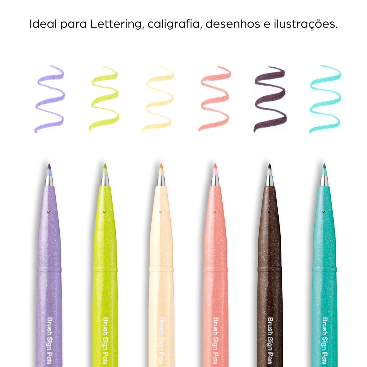 Pentel Brush Sign Pen Dark Brown